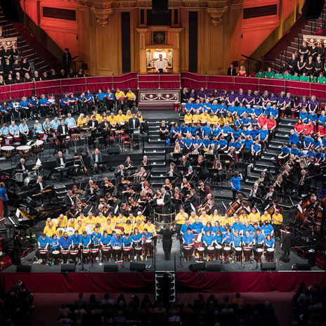 David Stanley and Students at the Royal Albert Hall